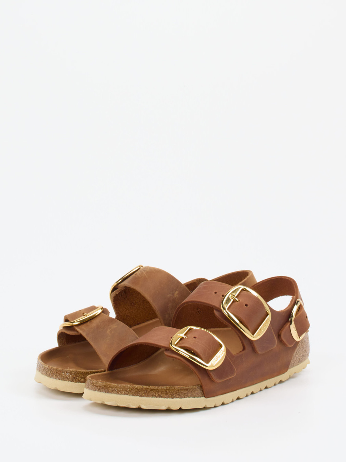 Sandale Milano Big Buckle braun 2210289000302