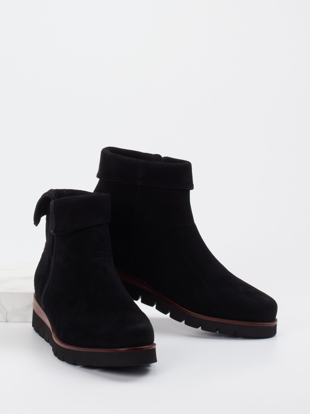 Schnürstiefelette schwarz 1723009019404