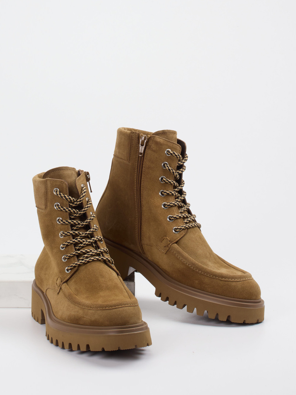 Schnürstiefelette braun 1725229000604