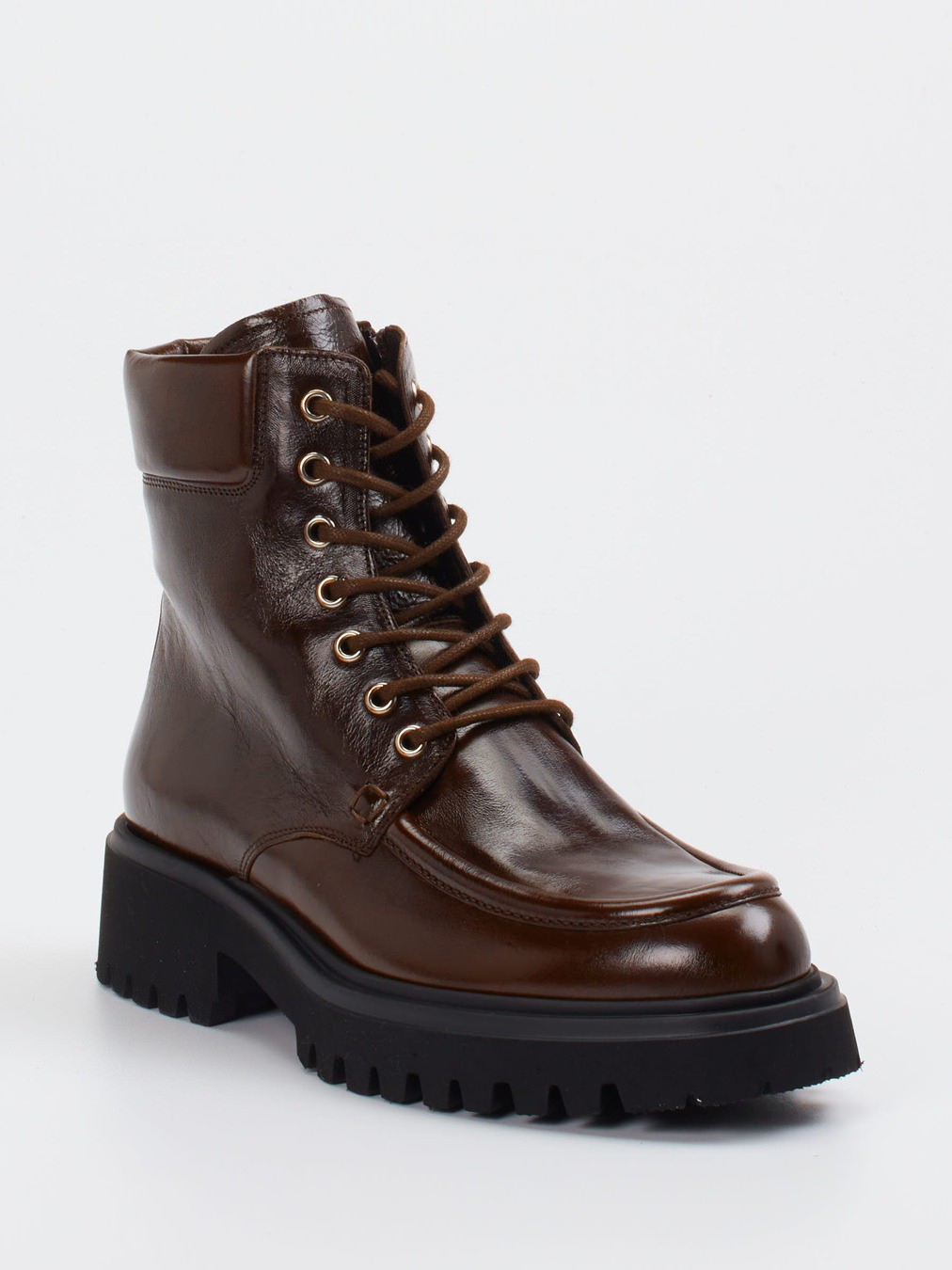 Schnürstiefelette braun 1725209000806