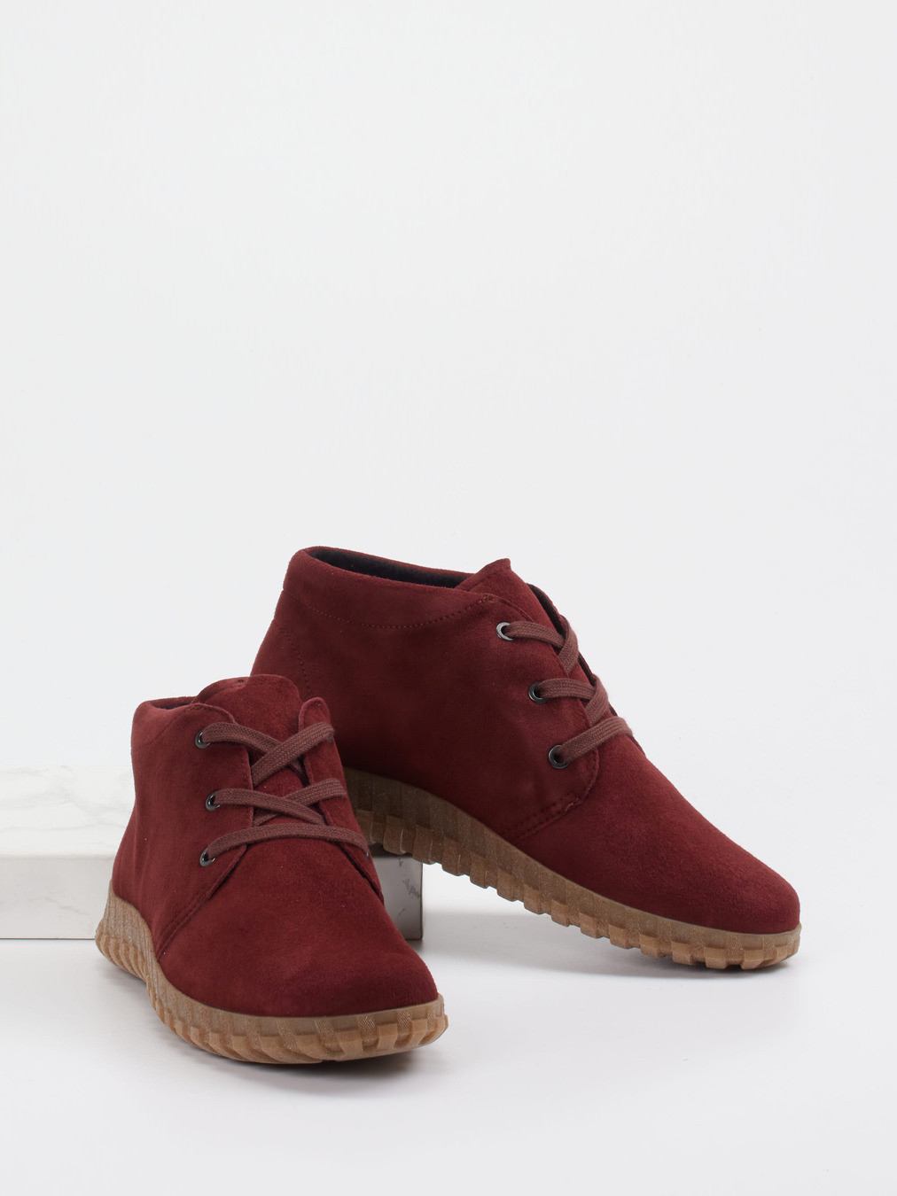 Schnürstiefelette rot 2751509002404