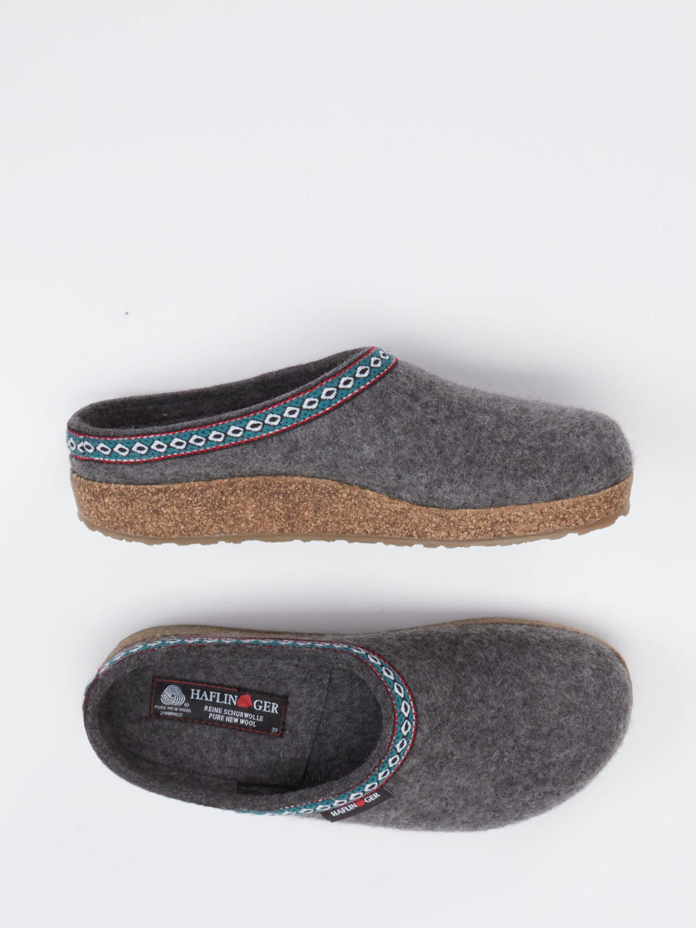 Hausschuh grau 7163459004004