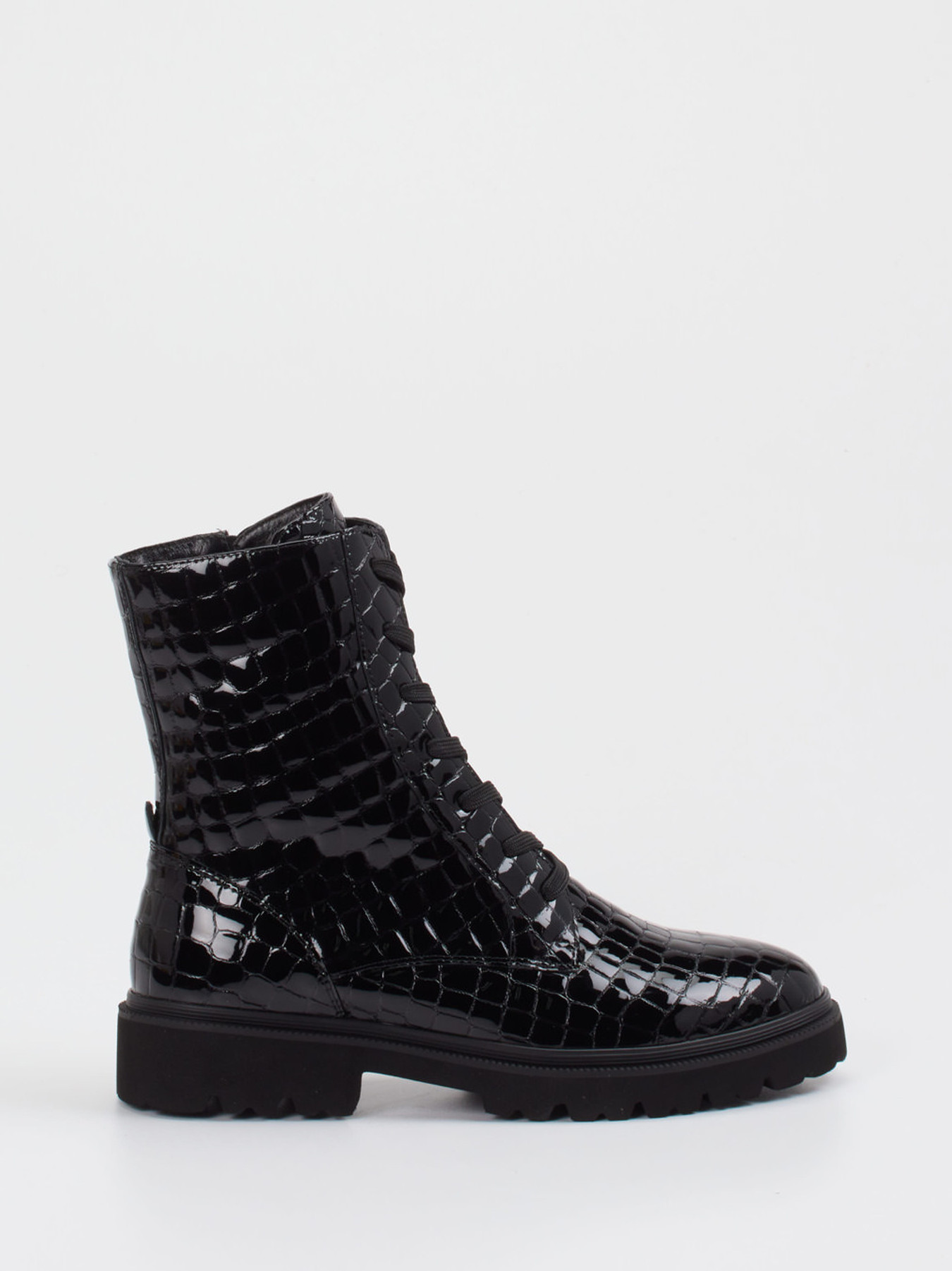 Schnürstiefelette schwarz 1723009019301