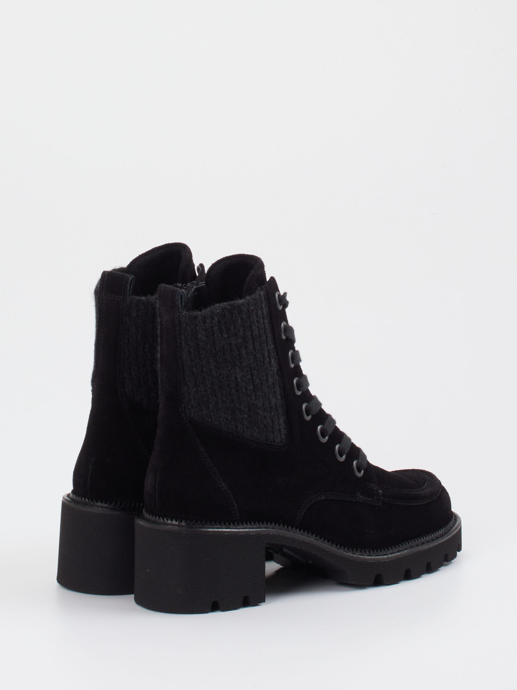 Schnürstiefelette schwarz 1727009003603