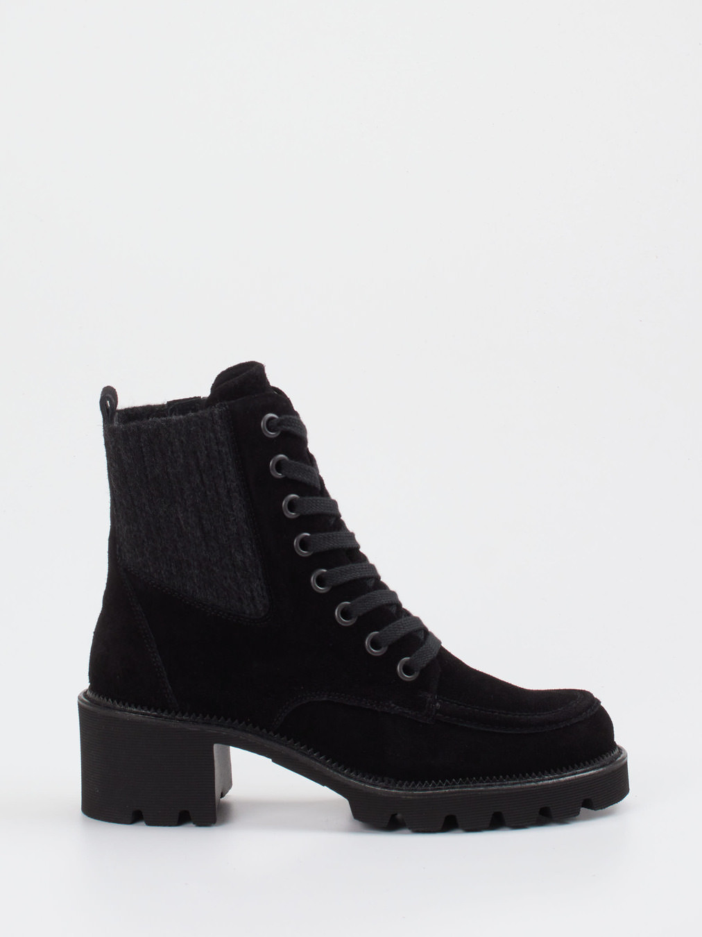 Schnürstiefelette schwarz 1727009003601