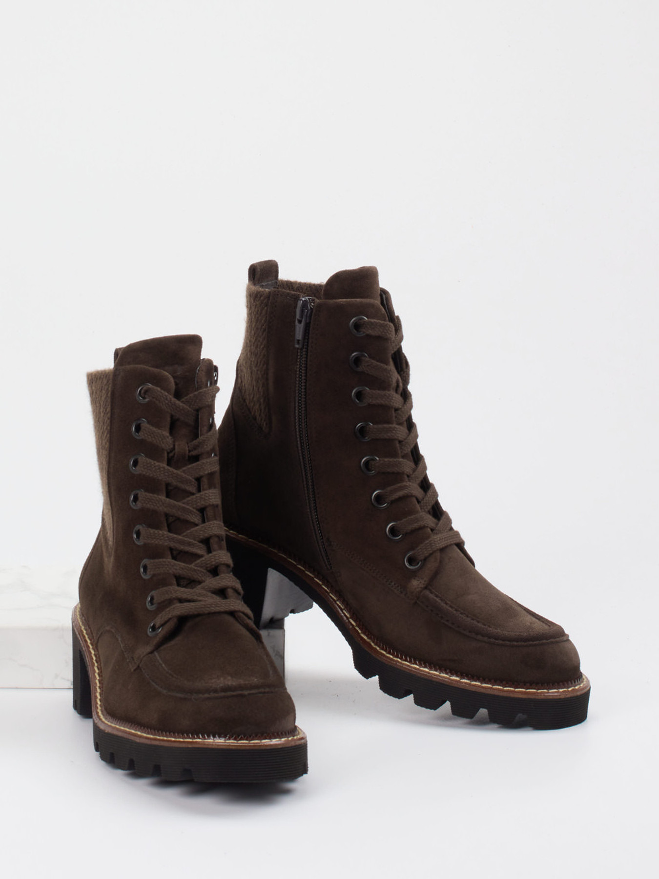 Schnürstiefelette braun 1727209000104