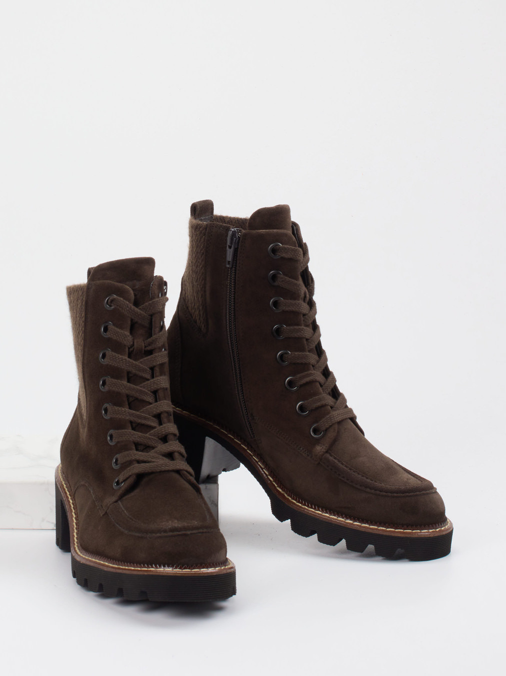 Schnürstiefelette braun 1727209000104