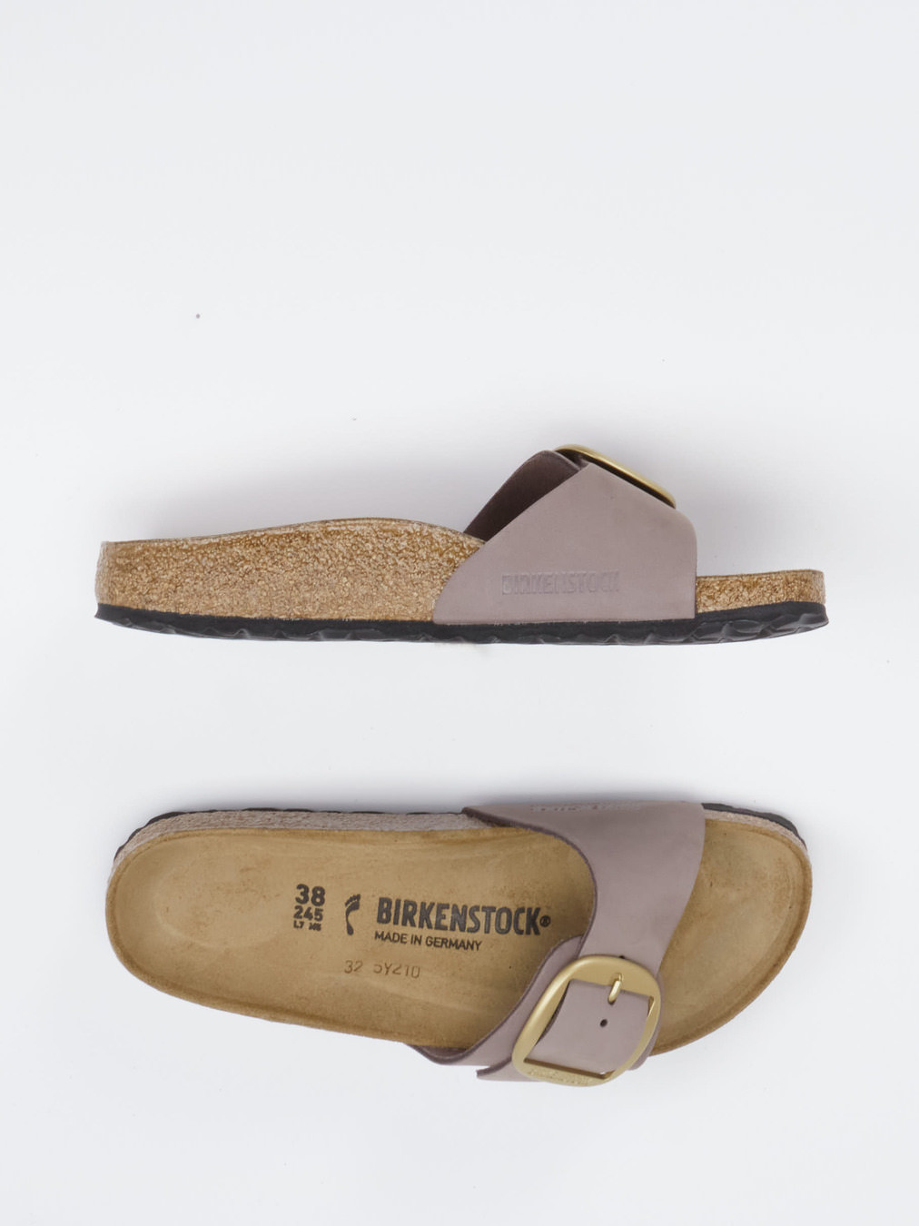 Pantolette Madrid Big Buckle blau 2110119001204