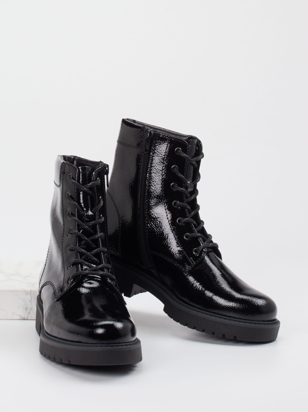 Schnürstiefelette schwarz 2751009038304