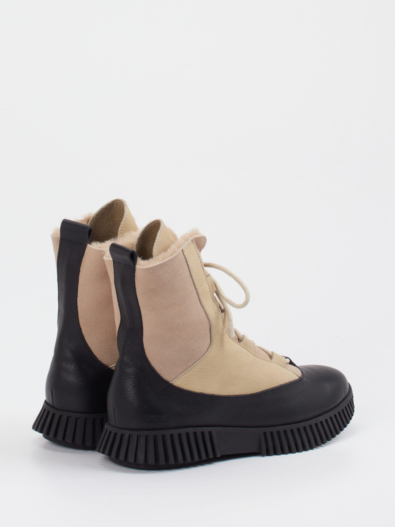 Schnürstiefelette beige 1823390000103