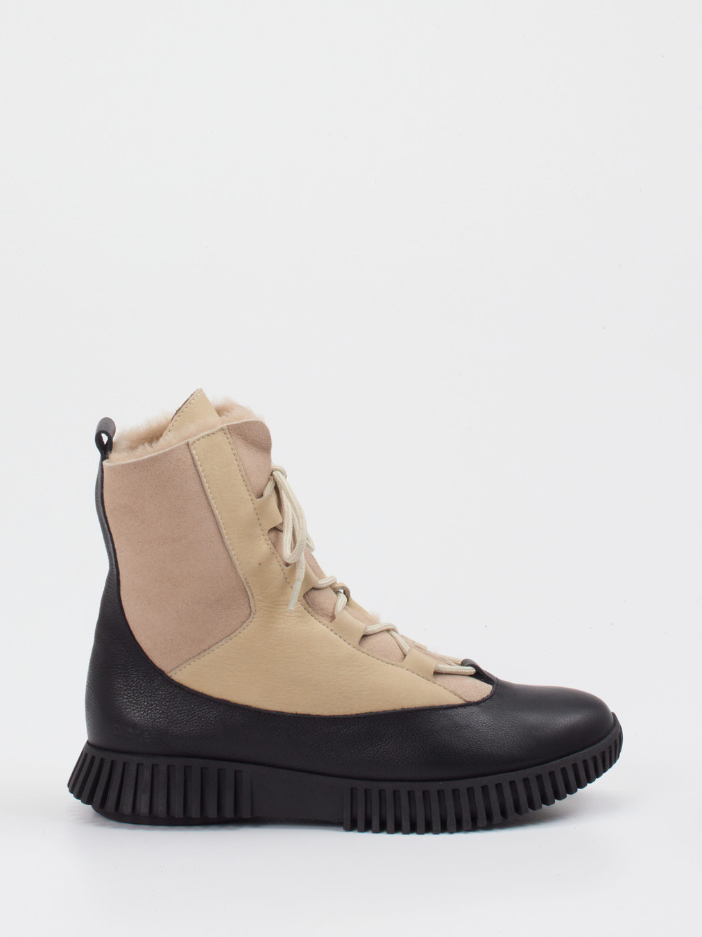 Schnürstiefelette beige 1823390000101