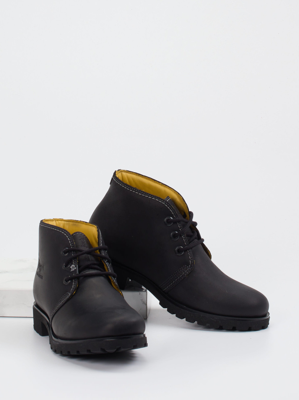 Schnürstiefelette schwarz 1703009016704