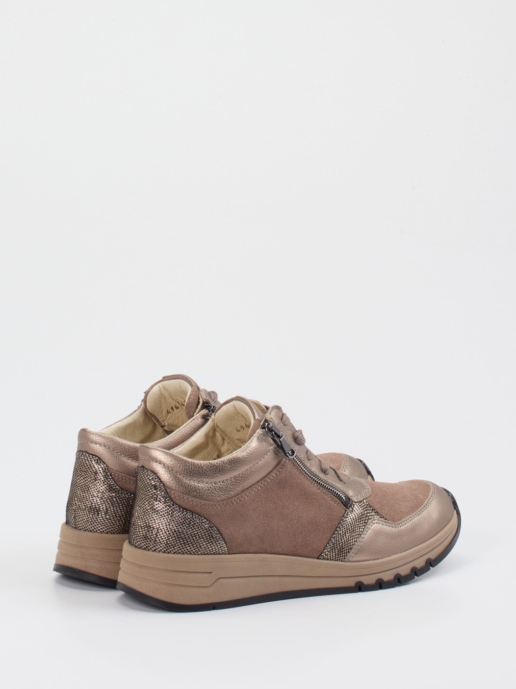 Schnürstiefelette beige 2751329001303