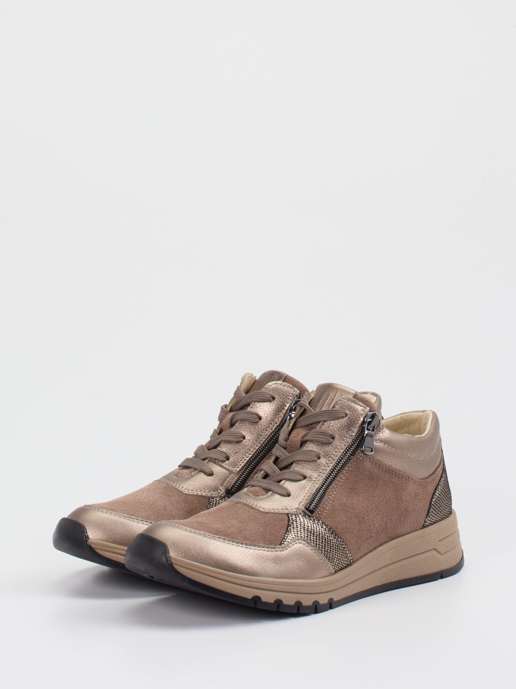 Schnürstiefelette beige 2751329001302