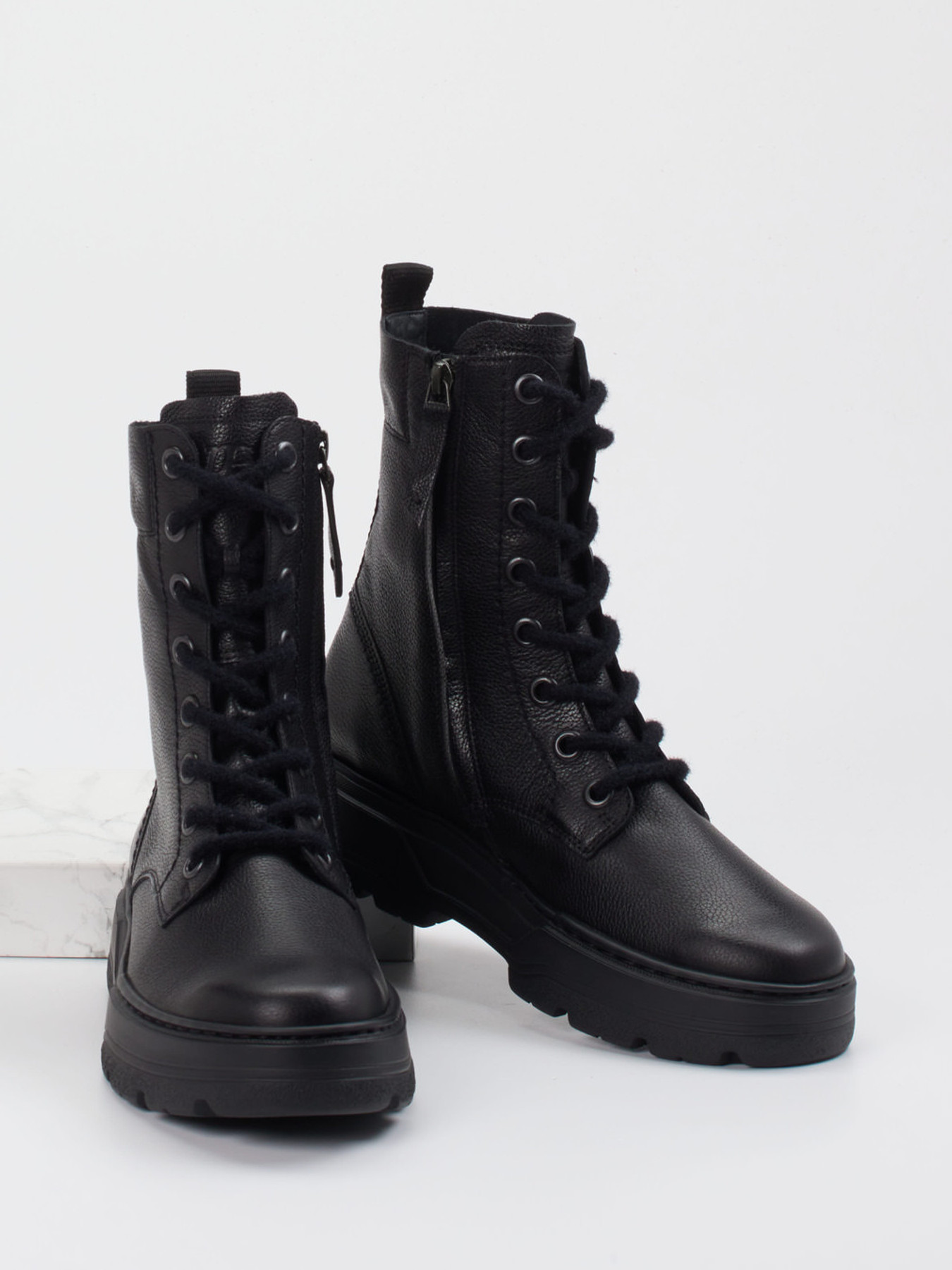 Schnürstiefelette schwarz 1725009010604