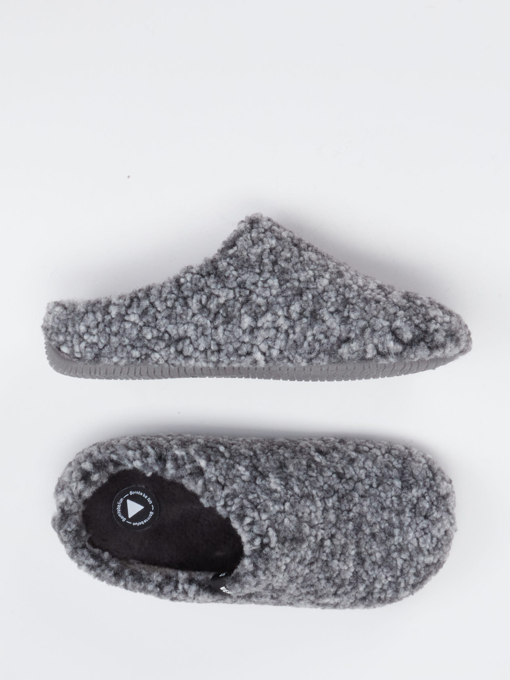 Hausschuh grau 7163459003804