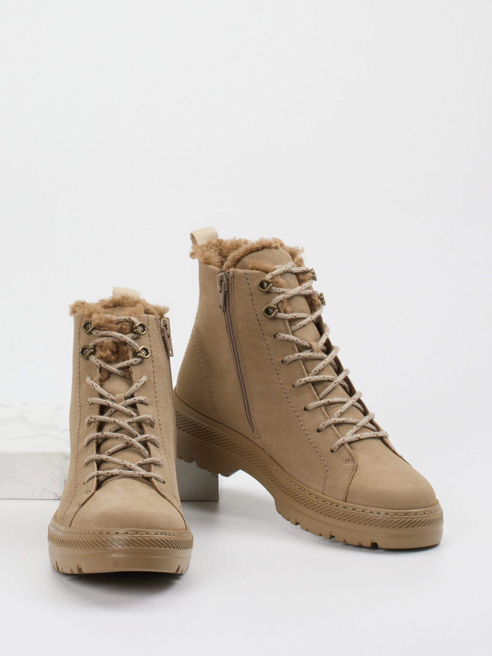 Schnürstiefelette braun 1803249002104