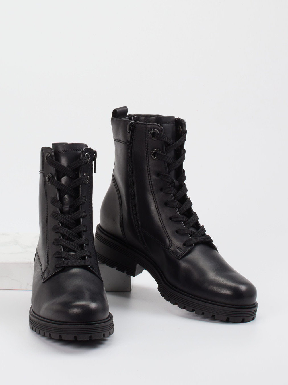 Schnürstiefelette schwarz 2751009038404