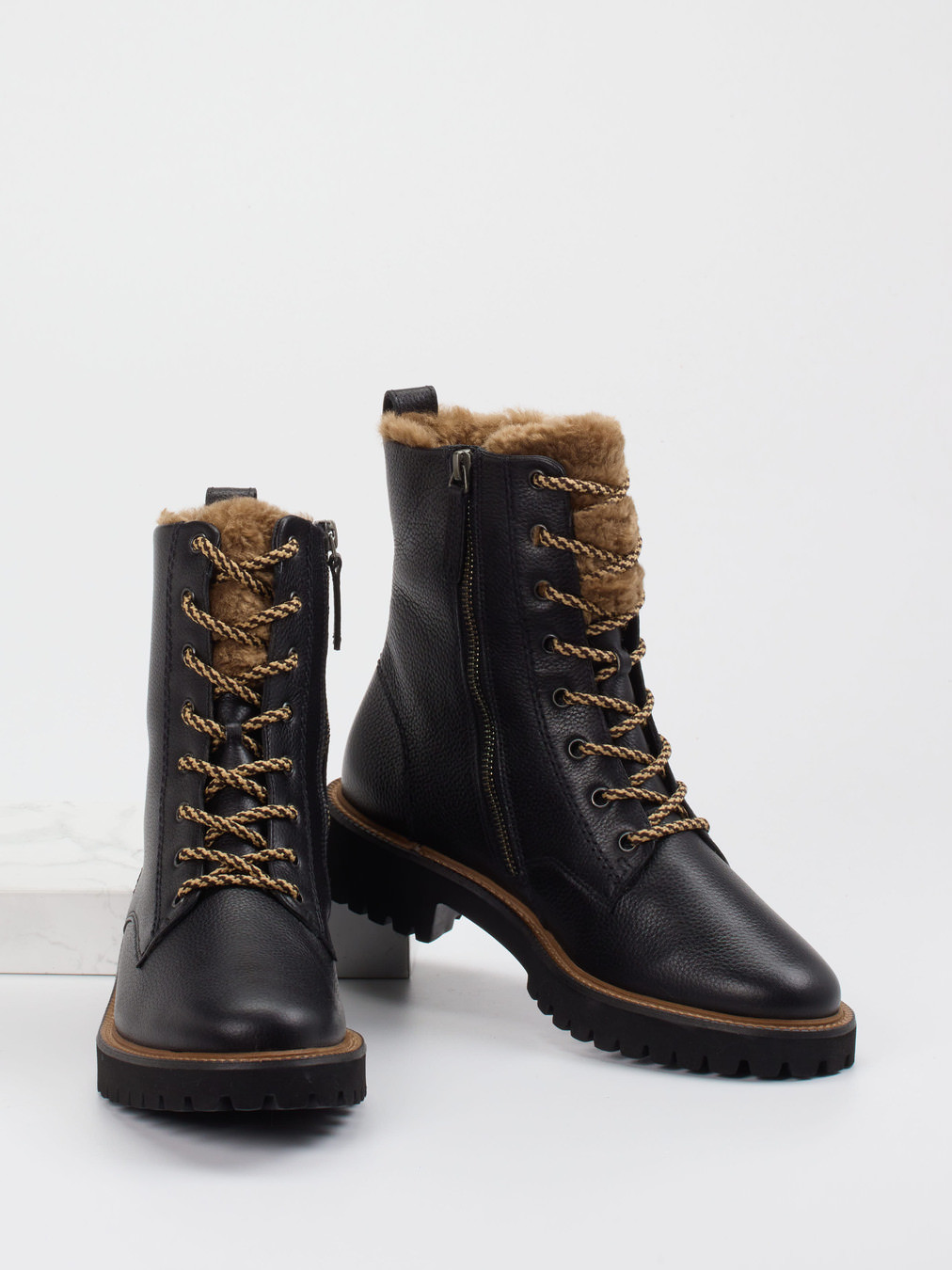 Schnürstiefelette schwarz 1823009010704