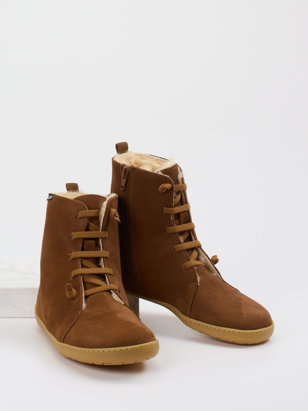 Schnürstiefelette braun 1801289002104