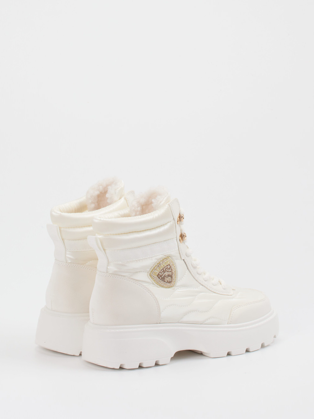 Schnürstiefelette weiß 1805739000103