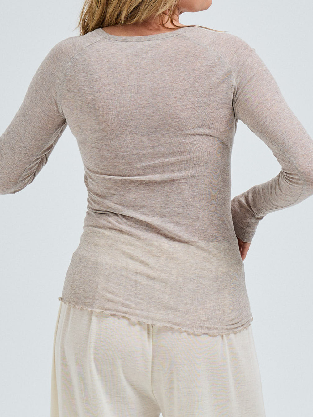 Cotton Elvira Langarmshirt braun 9353249000101