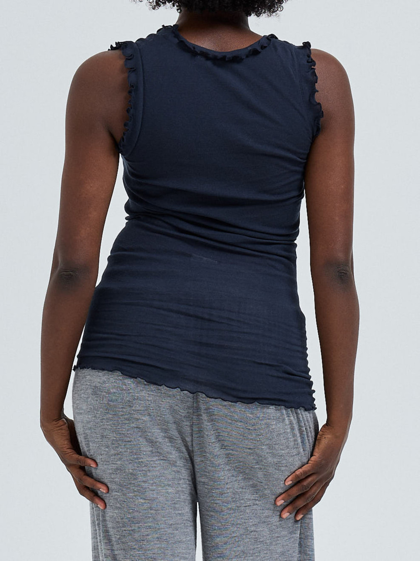 Flounce Tank Top blau 9352109000101