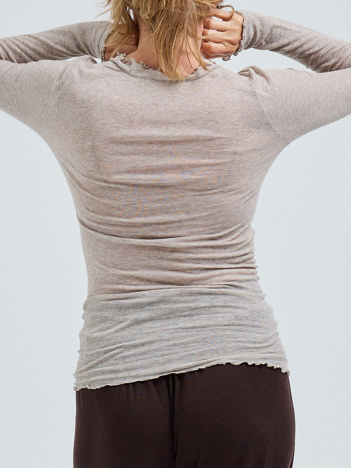 Cotton Romance Langarmshirt braun 9353249000201