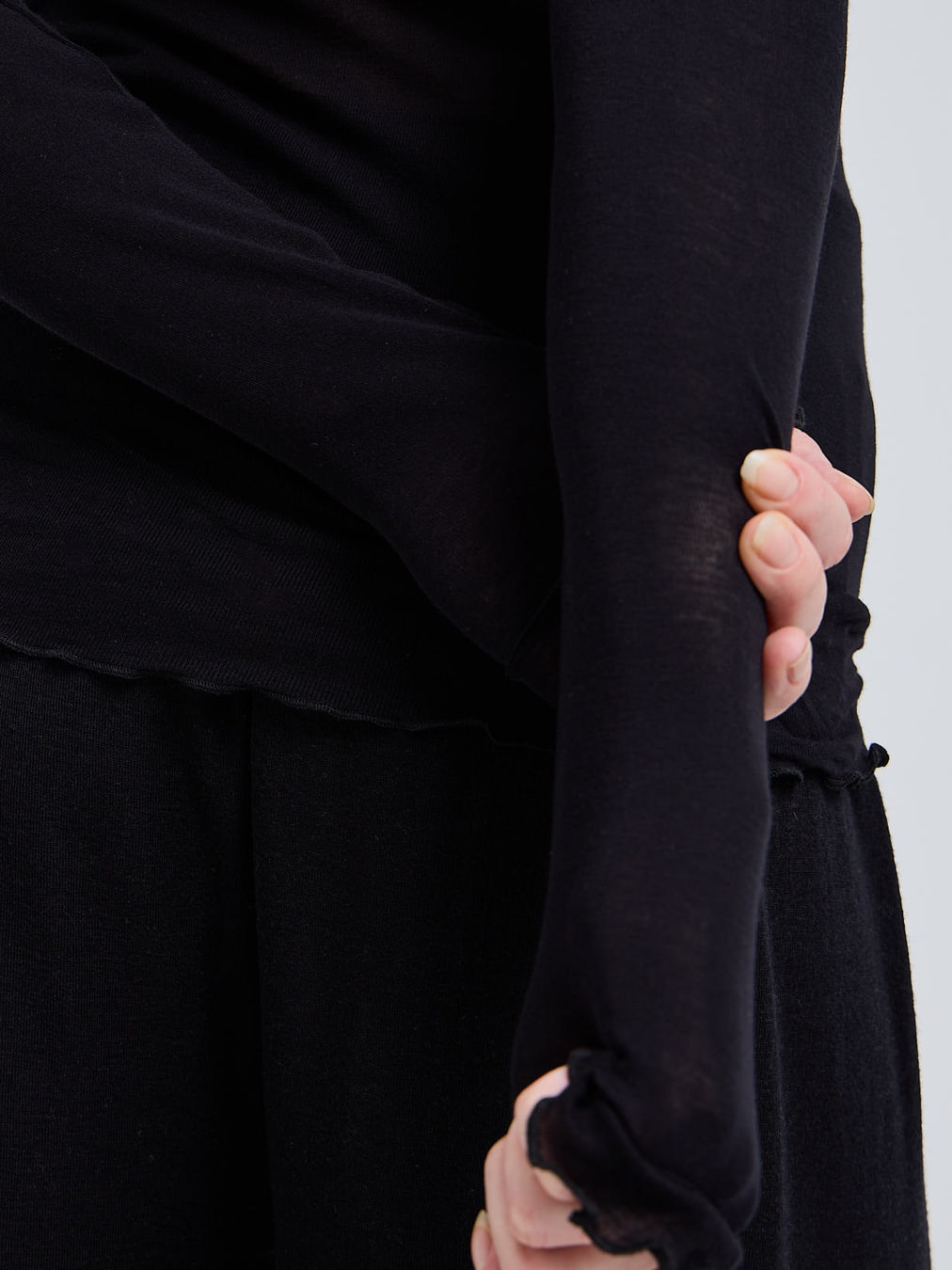 Cotton Romance Langarmshirt schwarz 9353009000202