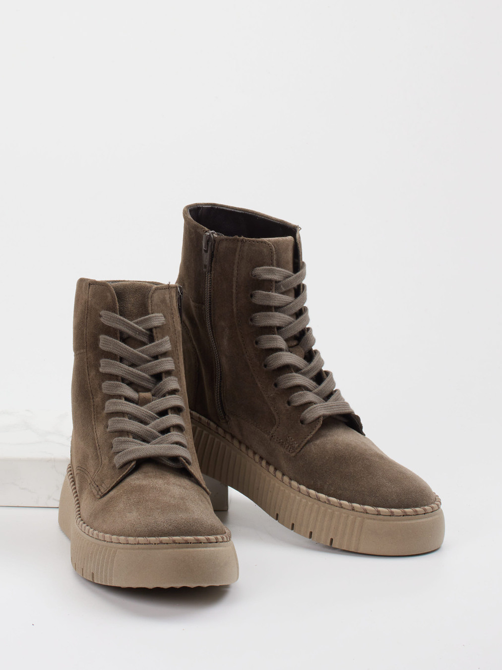 Schnürstiefelette braun 1725249001104