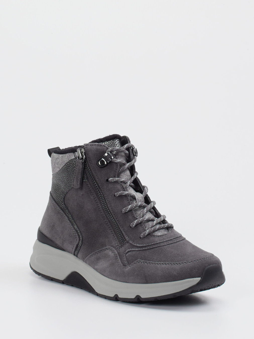 Schnürstiefelette grau 2751429005106