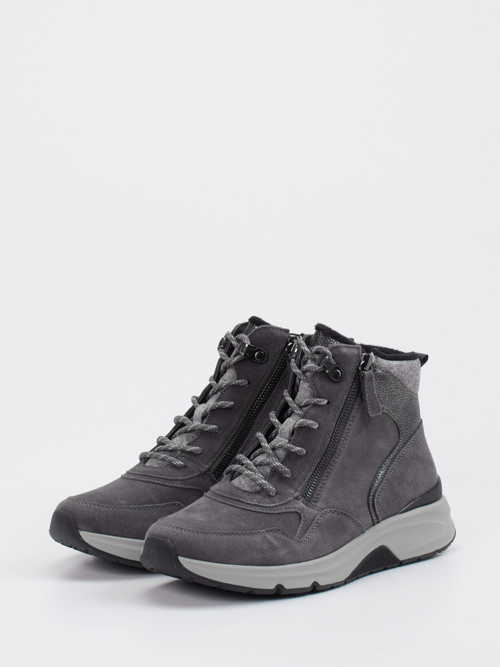 Schnürstiefelette grau 2751429005102