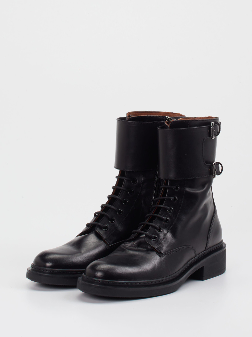 Schnürstiefelette schwarz 1723009019502