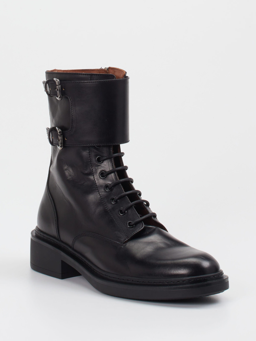 Schnürstiefelette schwarz 1723009019506