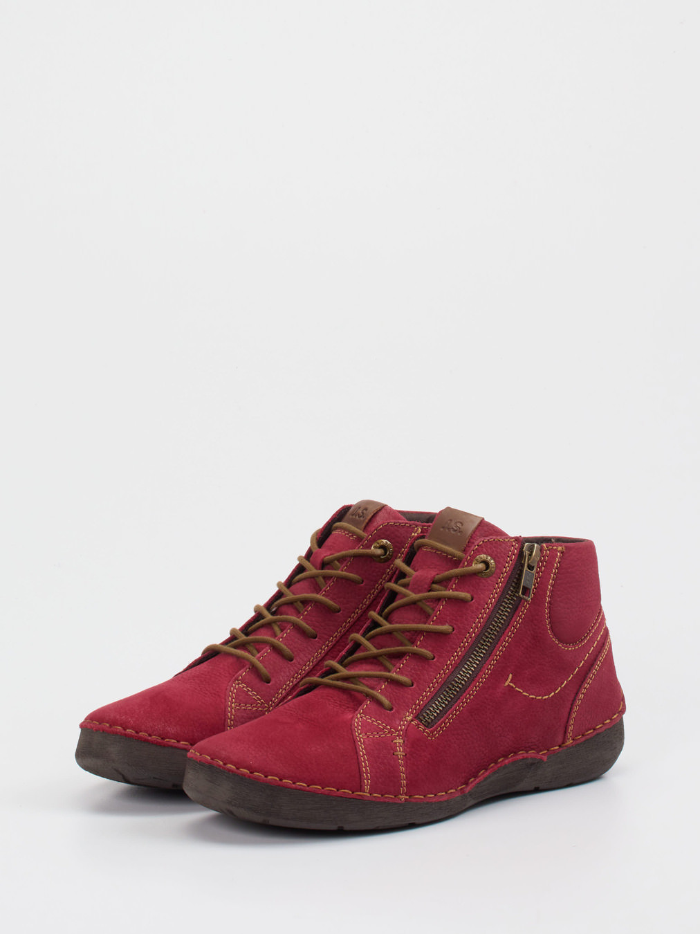 Schnürstiefelette rot 2751559002502