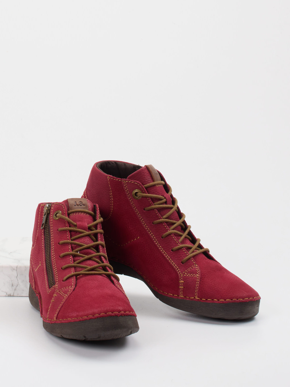 Schnürstiefelette rot 2751559002504