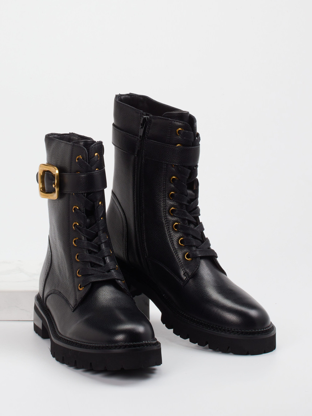 Schnürstiefelette schwarz 1723009018904