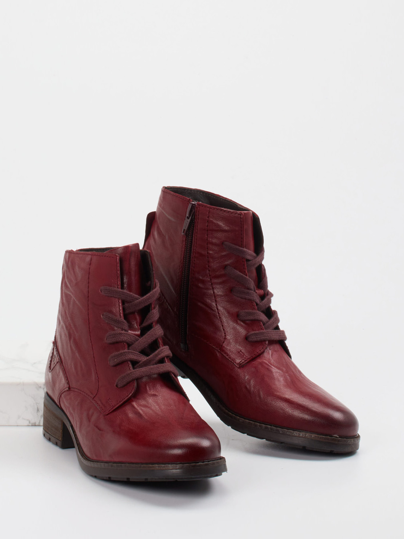 Schnürstiefelette rot 2751559002704