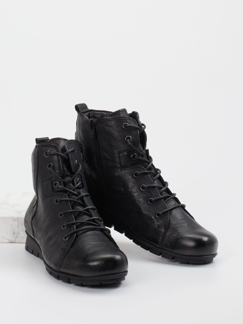 Schnürstiefelette schwarz 2751009039604