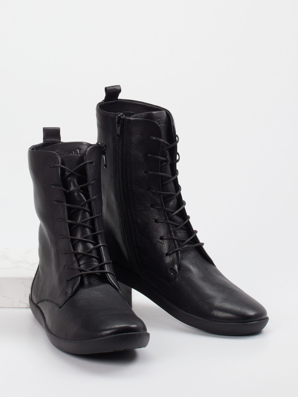 Schnürstiefelette Nature schwarz 2751009039704