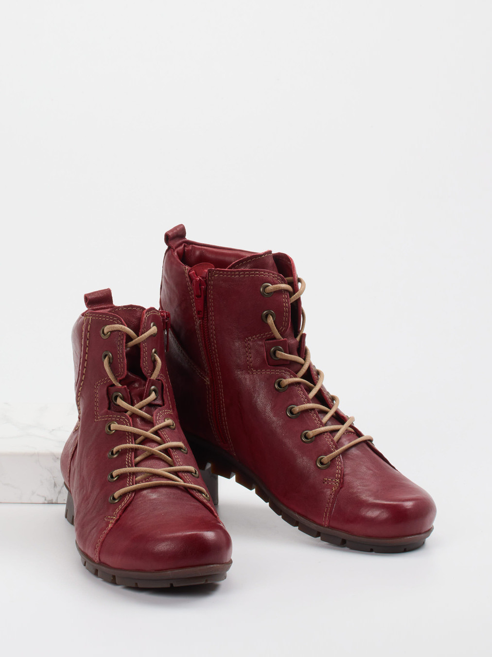 Schnürstiefelette rot 2751559002804