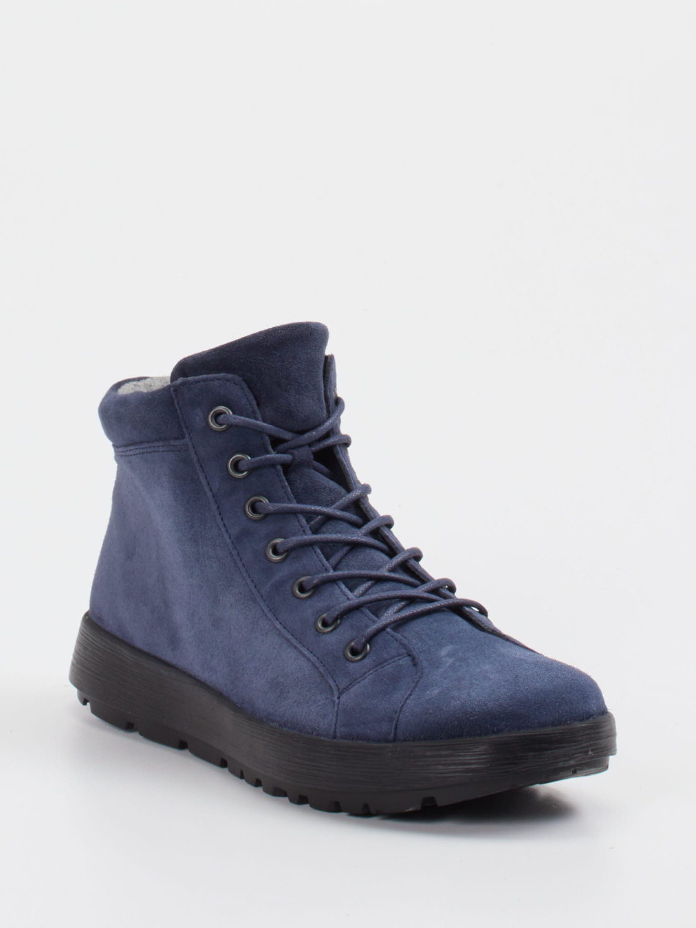 Schnürstiefelette blau 2751109013406