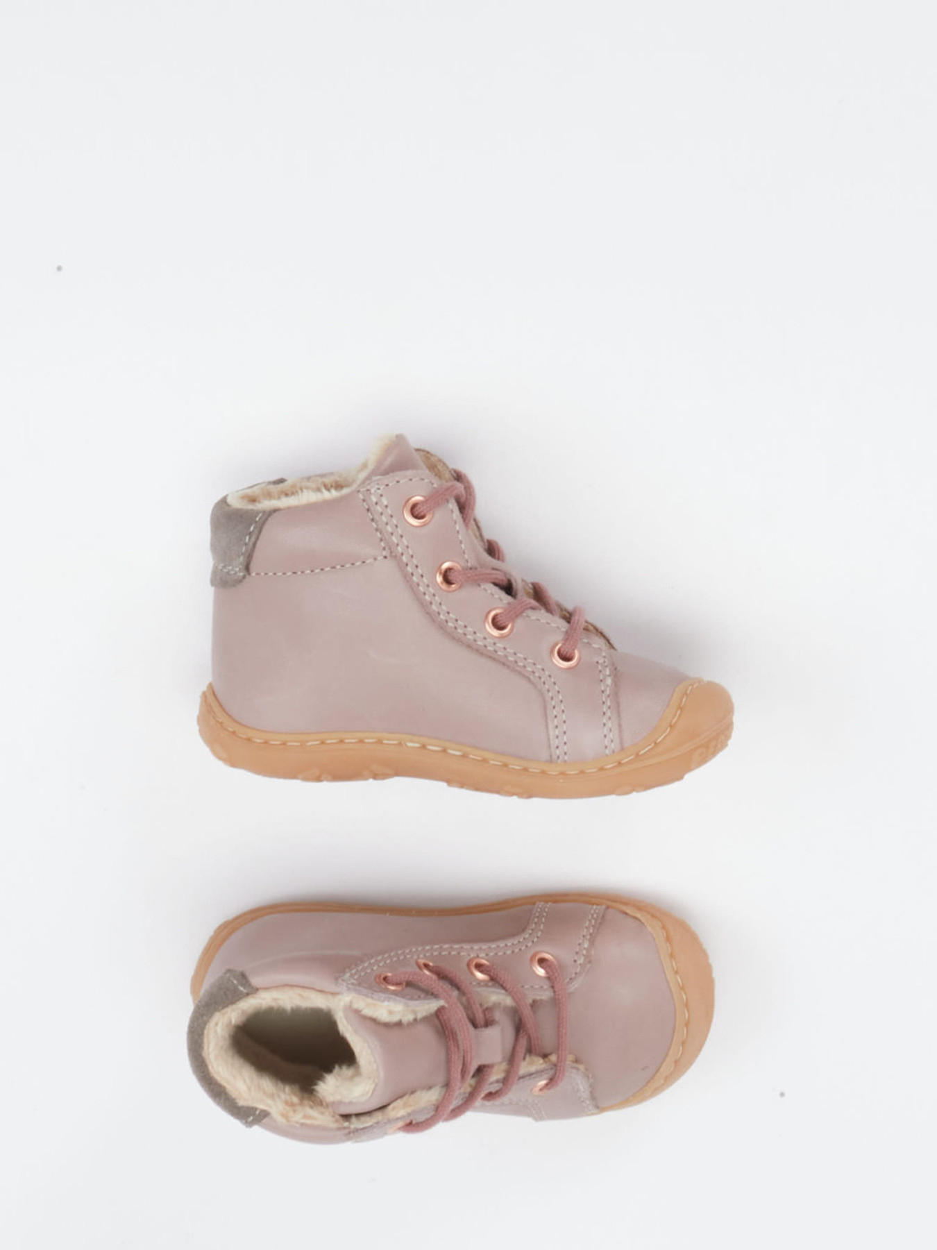 Lauflern-Schnürboot gefüttert rot 6805594000104