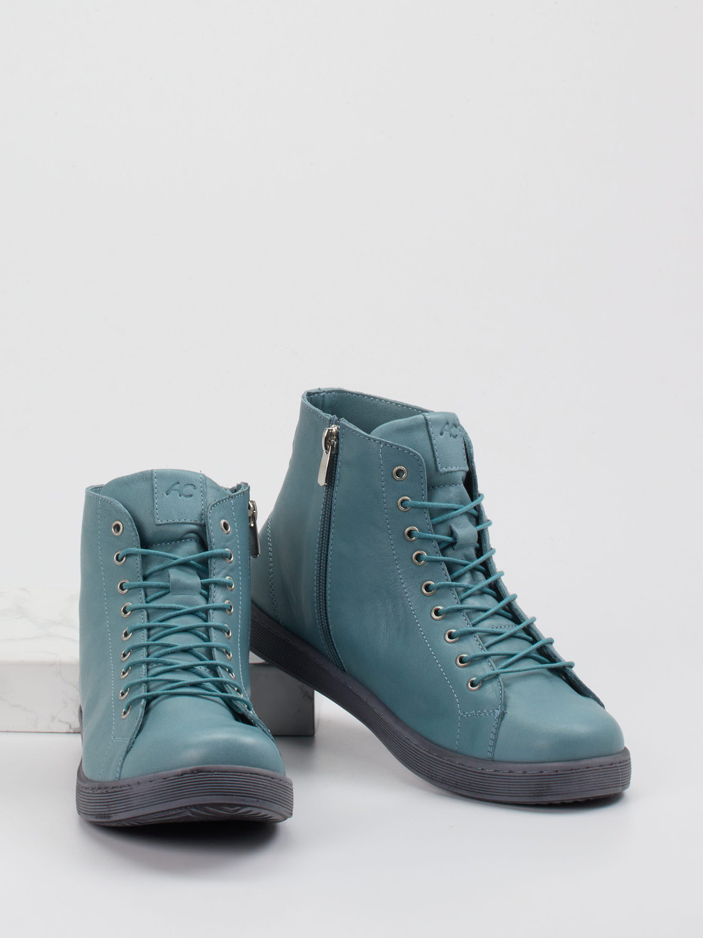 Schnürstiefelette grün 2751639000404