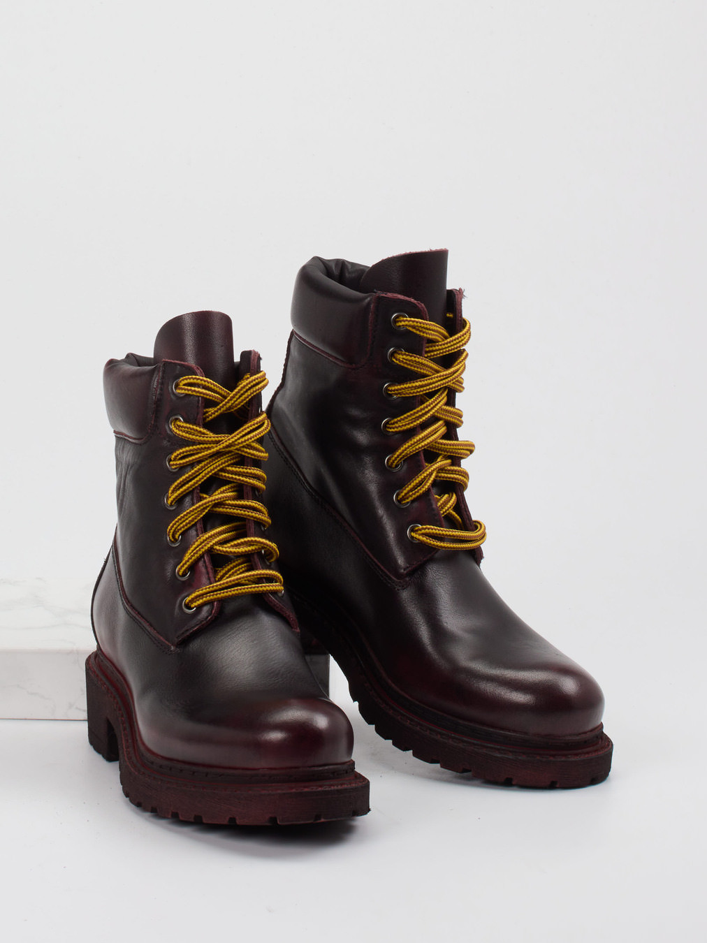 Schnürstiefelette rot 1725509000104