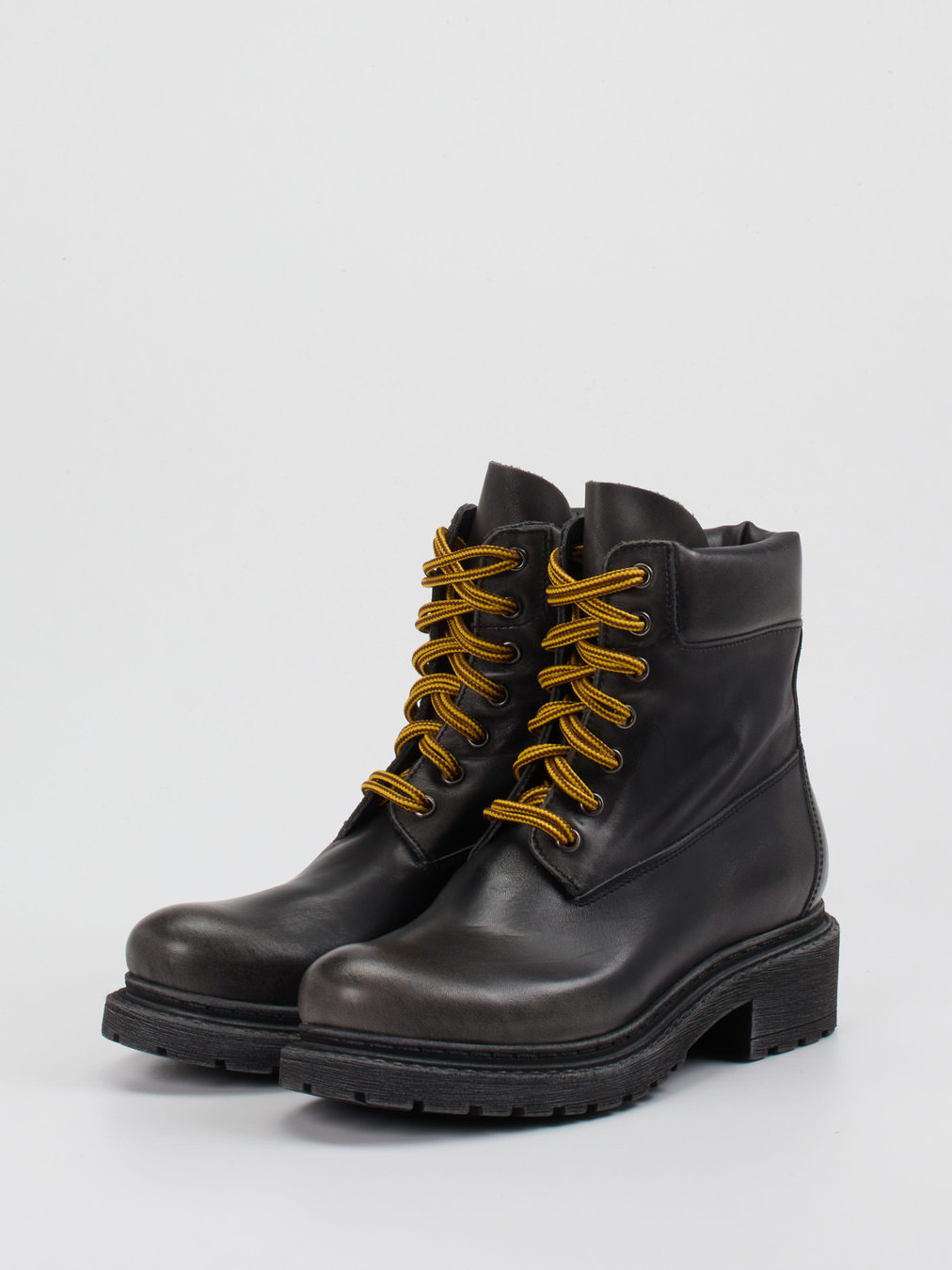 Schnürstiefelette grau 1725409000402