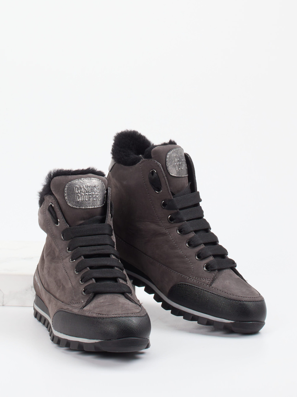 Schnürstiefelette grau 1803409001004