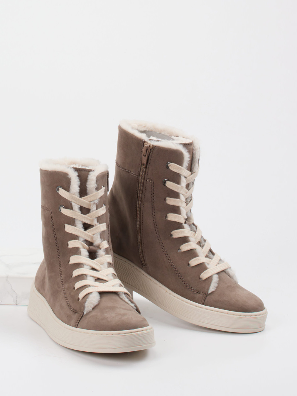 Schnürstiefelette beige 2751349001804