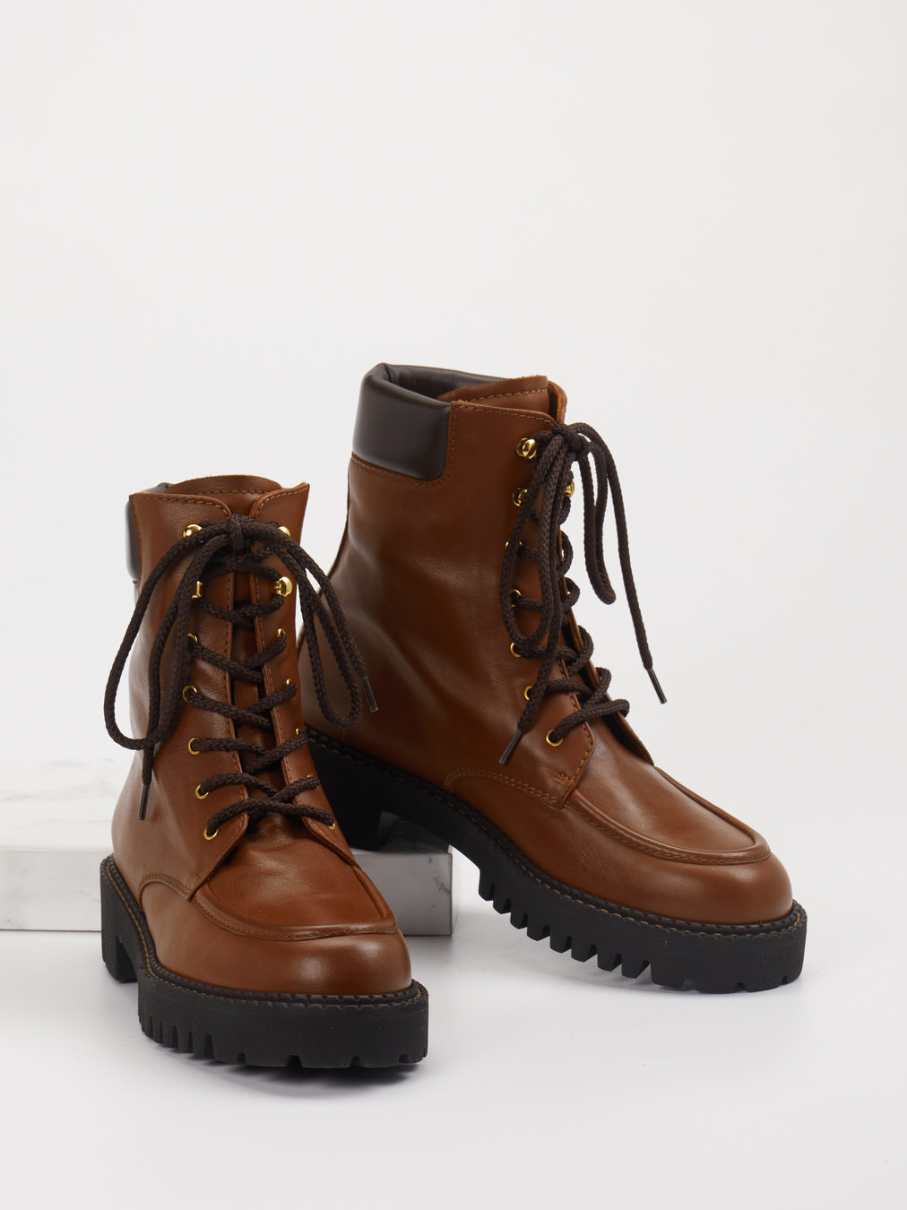 Schnürstiefelette braun 1723259000304