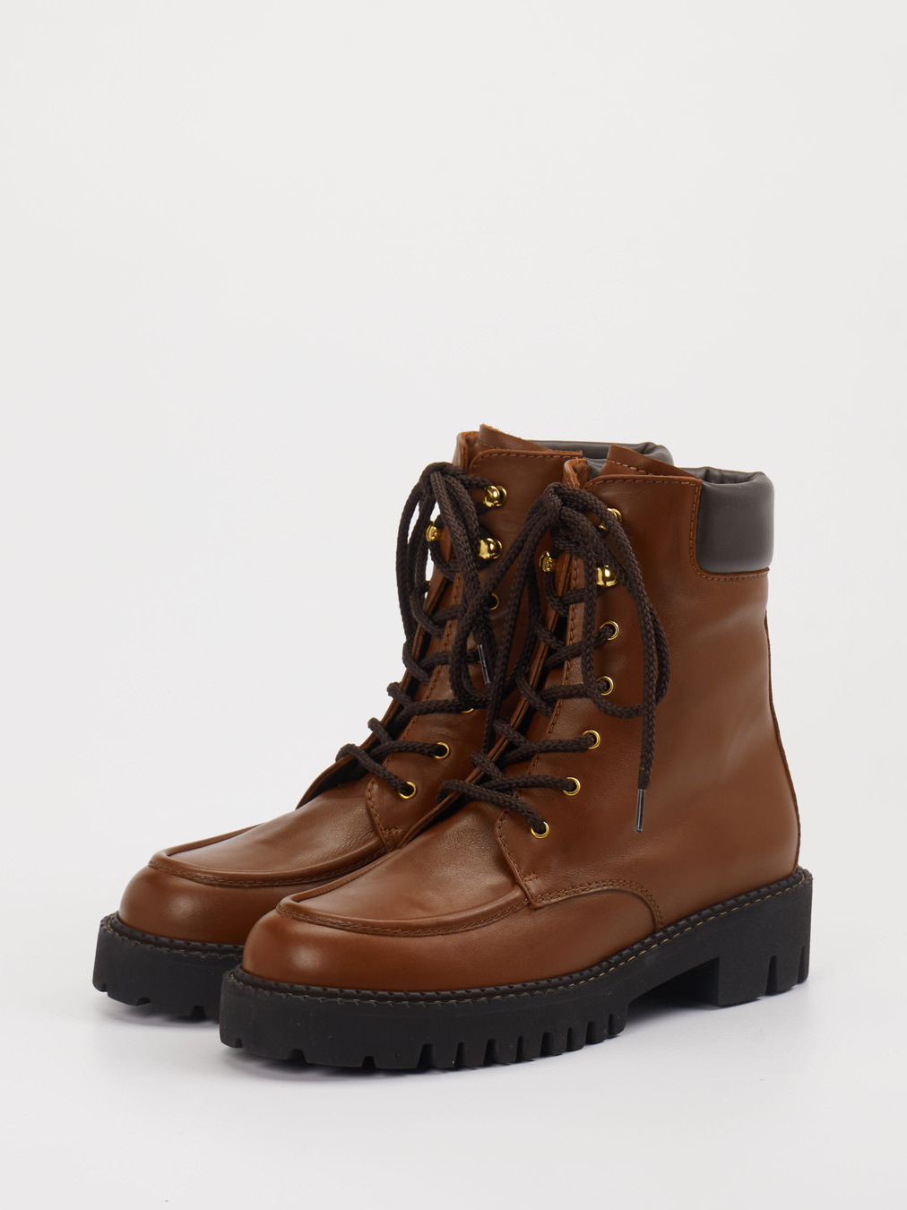 Schnürstiefelette braun 1723259000302